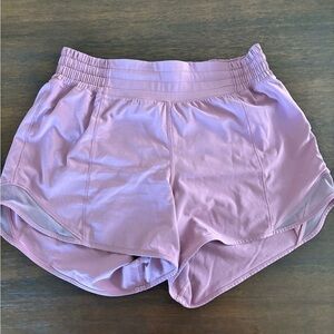 Lululemon Hotty Hot 4 In HR Women's Pink Athletic Shorts